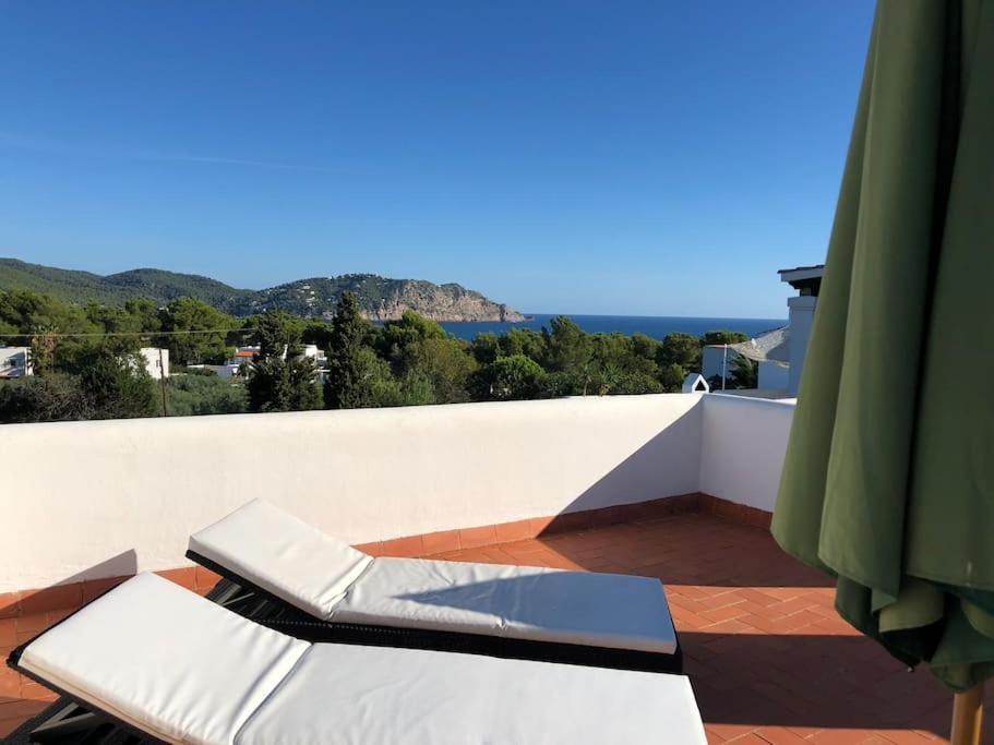 Villa Casa En Ibiza Con Vistas Increibles En Playa Des Figueral Extérieur photo