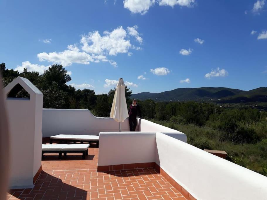 Villa Casa En Ibiza Con Vistas Increibles En Playa Des Figueral Extérieur photo