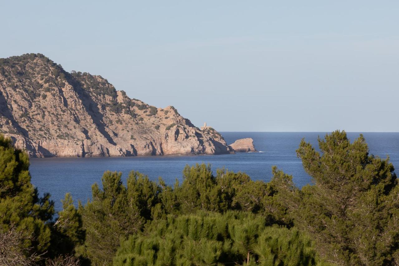 Villa Casa En Ibiza Con Vistas Increibles En Playa Des Figueral Extérieur photo
